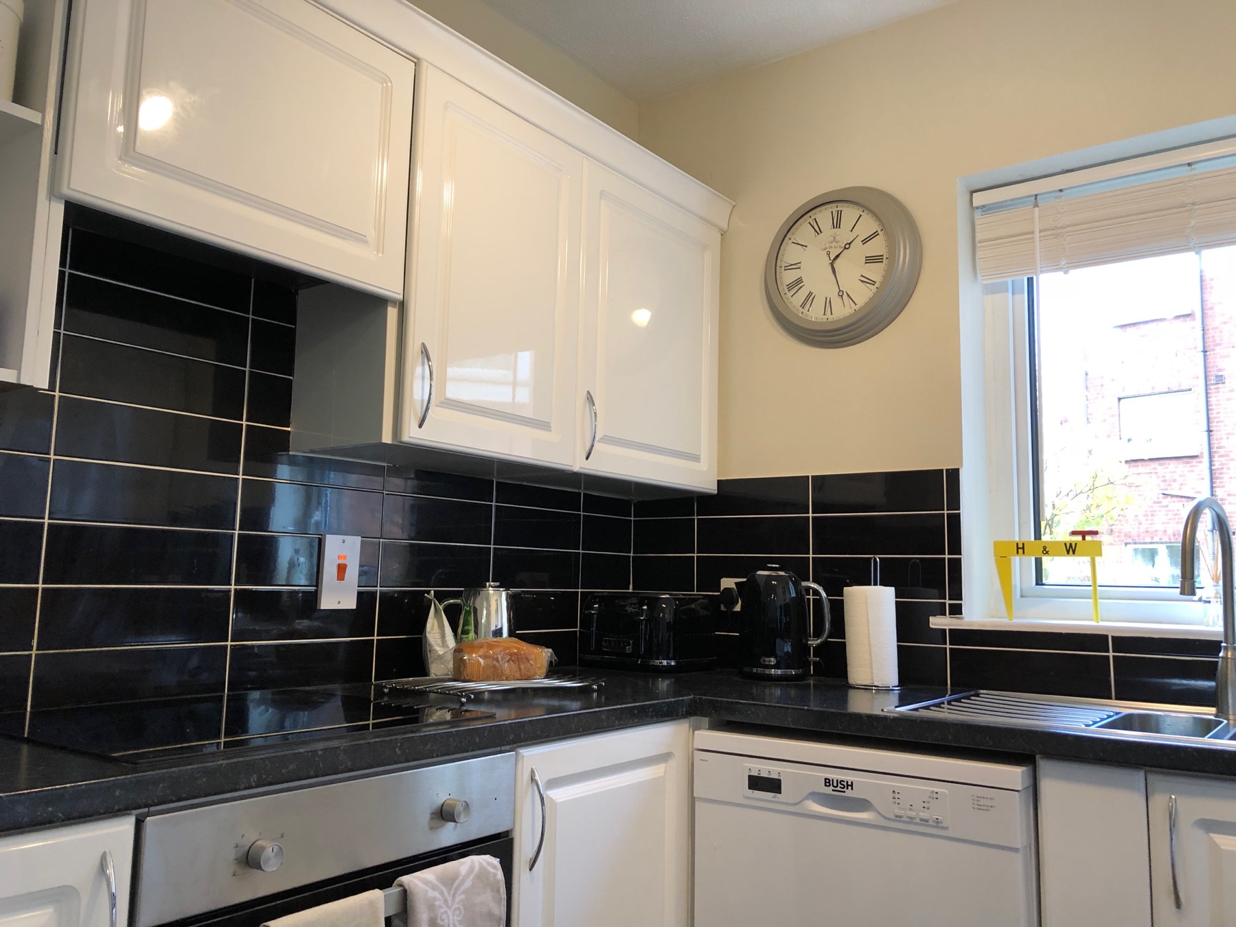 Kitchen at Lagan View, suitable for longer stays